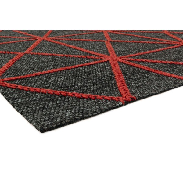 Melns un sarkans paklājs Asiatic Carpets Prism, 160 x 230 cm-image-3