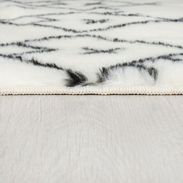Balts mazgājams paklājs 120x170 cm Adil – Flair Rugs-image-4
