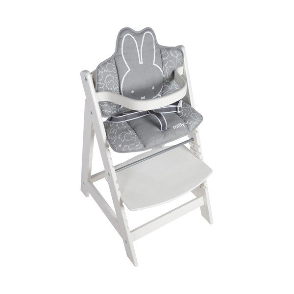 Pelēks bērnu pusdienu krēsliņa spilvens Miffy – Roba-image-2