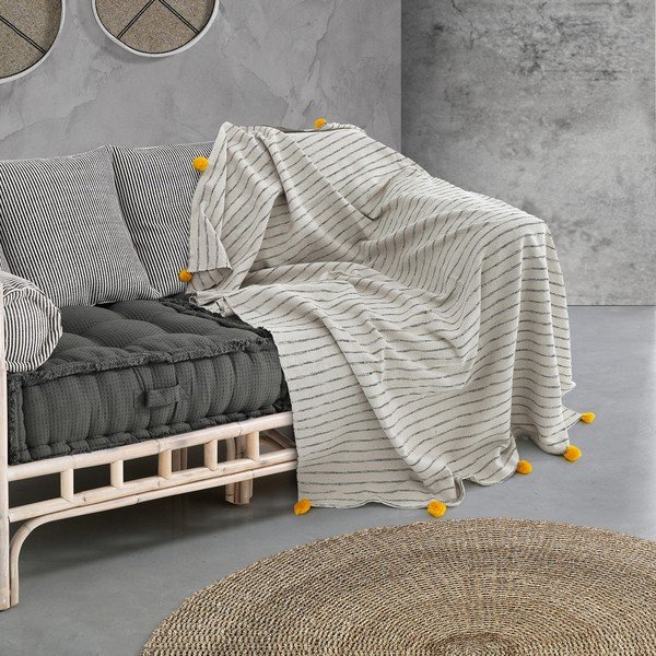 Kokvilnas pleds 135x190 cm Venezia – Tomasucci-image-1