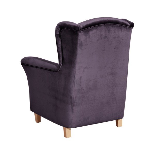 Violets atzveltnes krēsls Max Winzer Agnetha Suede-image-2
