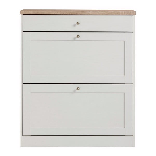 Balts apavu plaukts ar atvilktni Støraa Hector, 2 nodalījumi-image-2