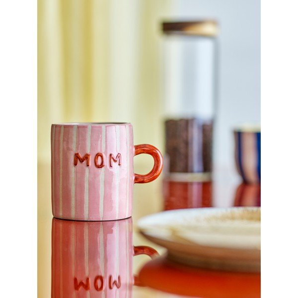 Rozā keramikas krūze 325 ml Cherish – Bloomingville-image-1