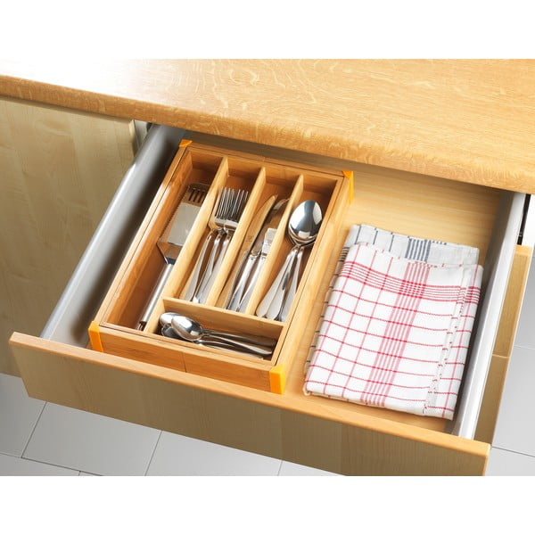Bambusa organizators galda piederumiem Maximex Tray-image-2