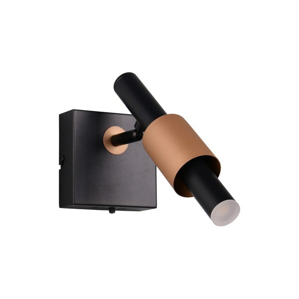 Melna/bronzas krāsas LED prožektora tipa lampa 20,5x10 cm Ikaris – Trio Select