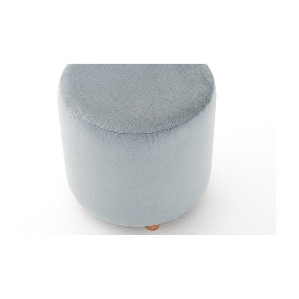 Gaiši pelēks pufs Begon – Balcab Home-image-3
