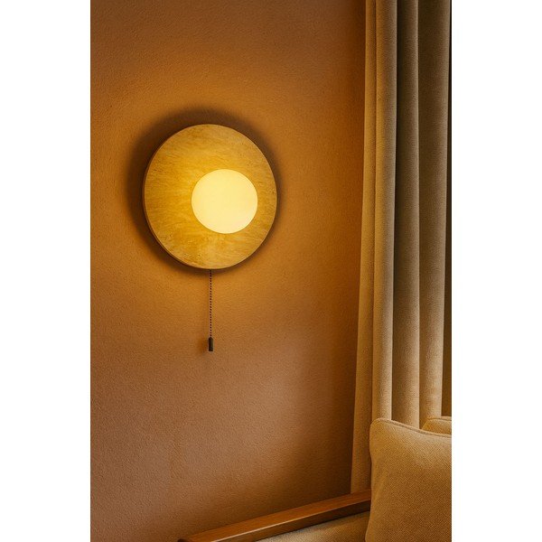 Bēša akmens sienas lampa ø 12 cm Hilde – Opviq lights-image-4