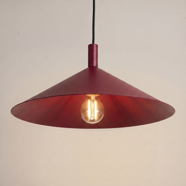 Bordo tērauda piekaramā lampa ø 40 cm Zylo – Sollux-image-2