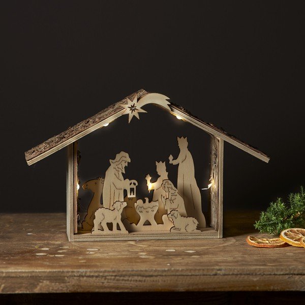 Brūns gaismas dekors ar Ziemassvētku motīvu Yuletide – Star Trading-image-1