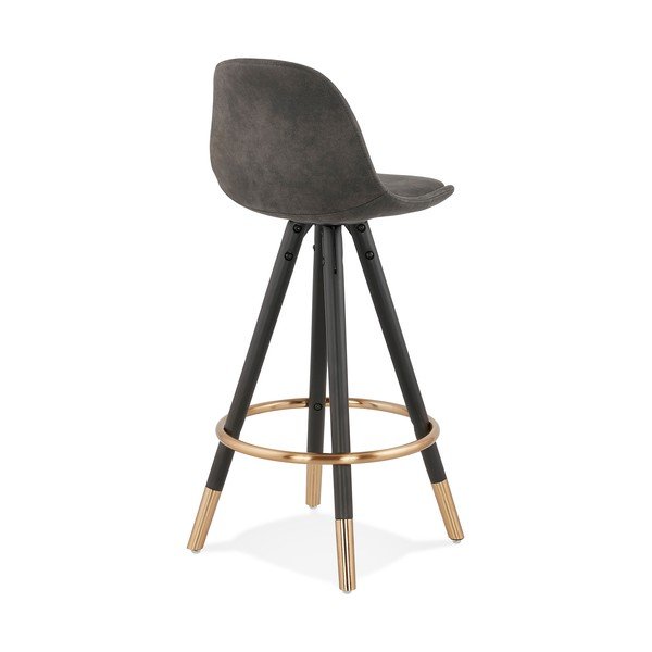 Pelēks bāra krēsls Kokoon Bruce Mini, sēdekļa augstums 65 cm-image-1