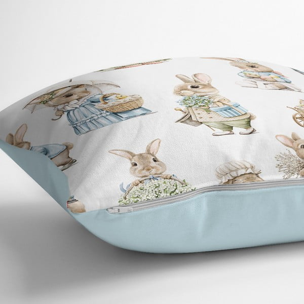 Spilvendrāna ar Lieldienu motīvu 43x43 cm – Mila Home-image-1