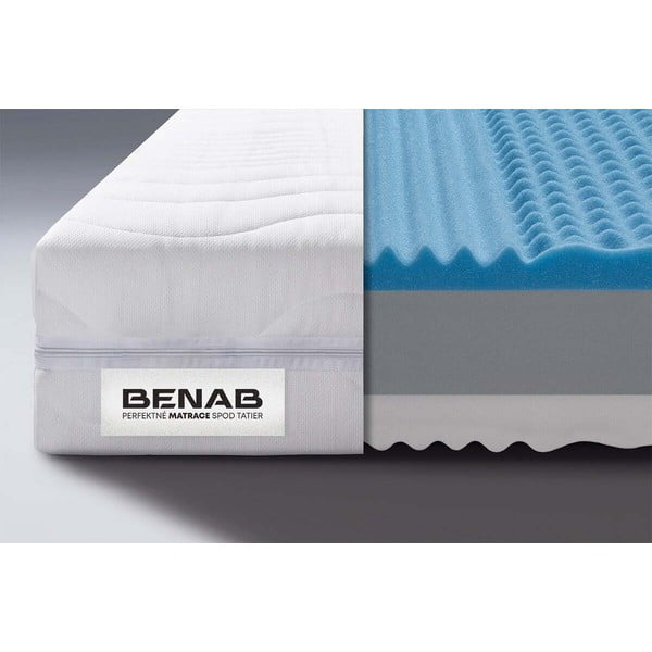 Ciets/vidēji ciets divpusējs putu matracis 80x200 cm BonLife – BENAB-image-1