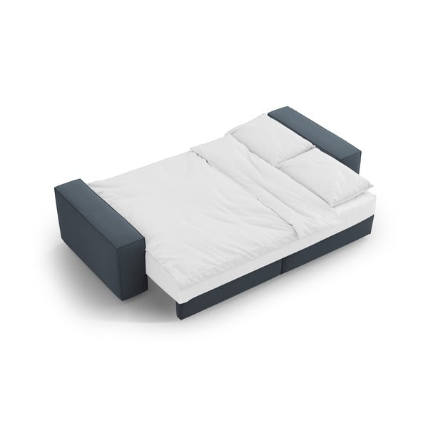 Zils salokāms dīvāns 247 cm Jodie – Micadoni Home-image-4