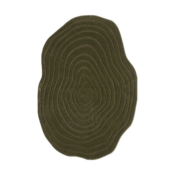 Tumši zaļš paklājs 160x230 cm Pebble – ESTE