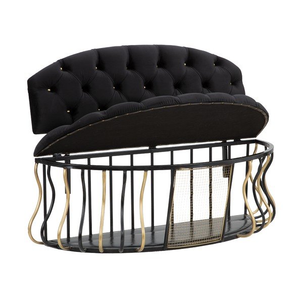 Mauro Ferretti Glam black dīvāns-image-3