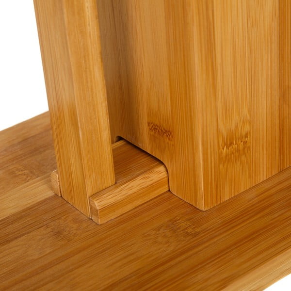 Bambusa tualetes papīra turētājs ar birsti Casa Selección Bamboo-image-3