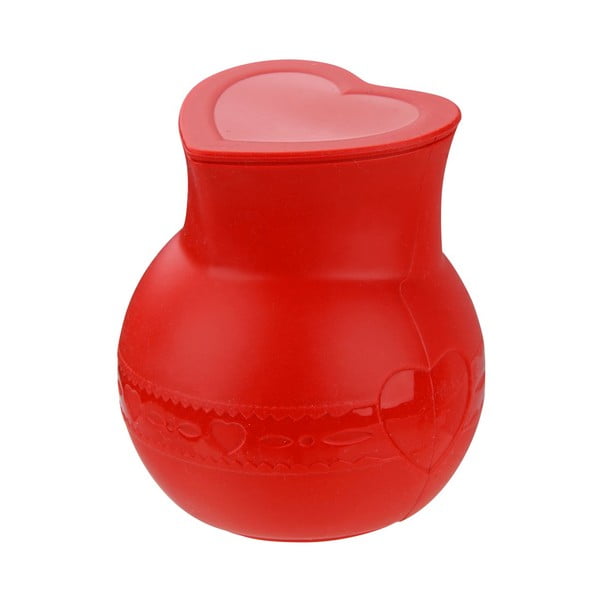 Sarkans silikona šokolādes trauks Oetker Flexxibel Love, 250 ml-image-1