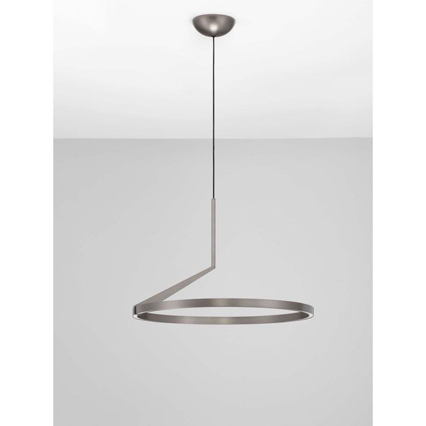 Sudraba krāsas alumīnija LED piekaramā lampa ar regulējamu spilgtumu ø 60 cm Tilia – Nova Luce-image-4