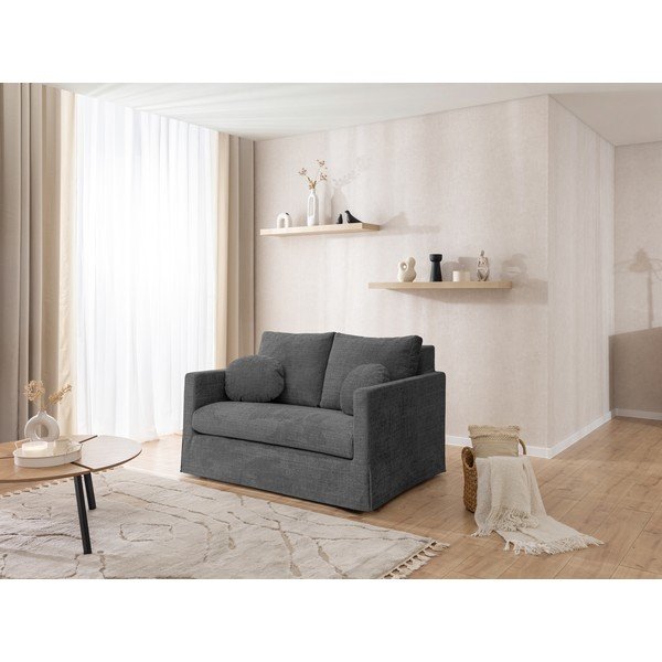 Tumši pelēks pārvalks 2 sēdvietām Paphos – Ropez-image-3