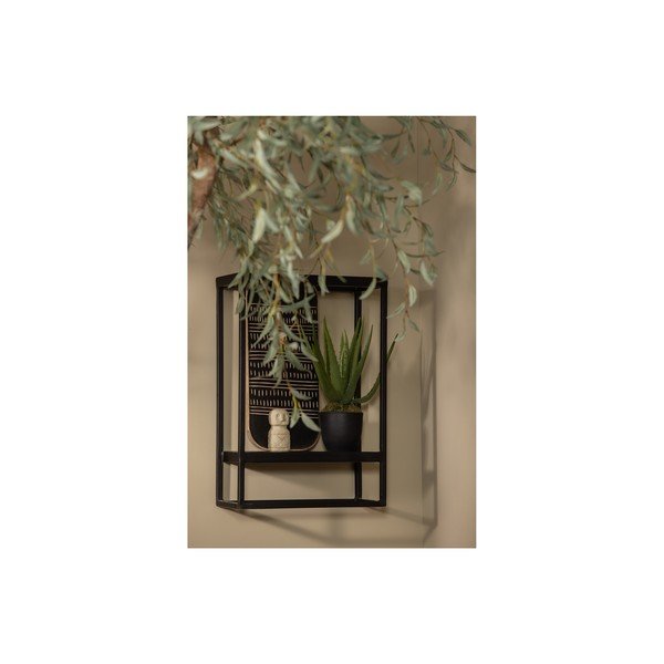 Melns metāla plaukts Febe – WOOOD-image-3