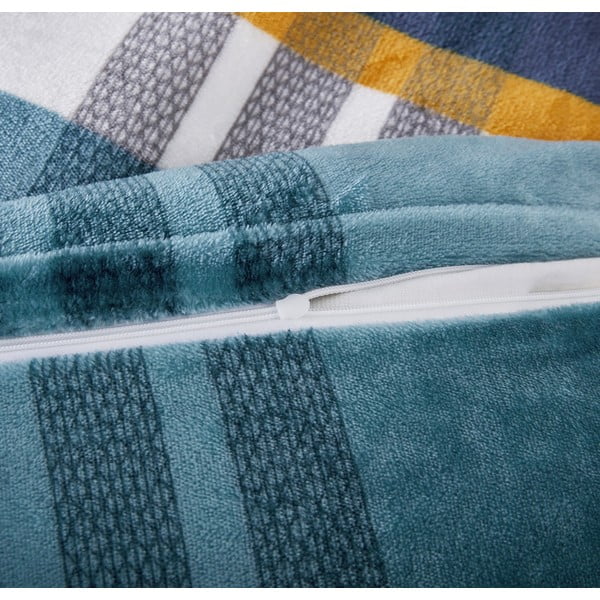 Vienguļamā mikroplīša gultas veļa 140x200 cm Eugen – My House-image-2