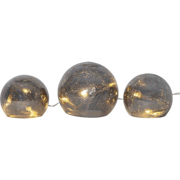 Pelēka Ziemassvētku LED gaismas dekorācija Star Trading Triss-image-2