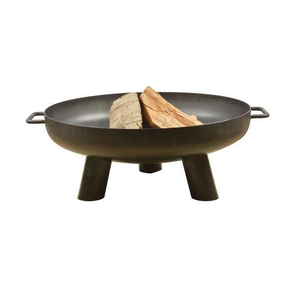 Metāla kamīns ar rokturiem, ø 60 cm-image-1