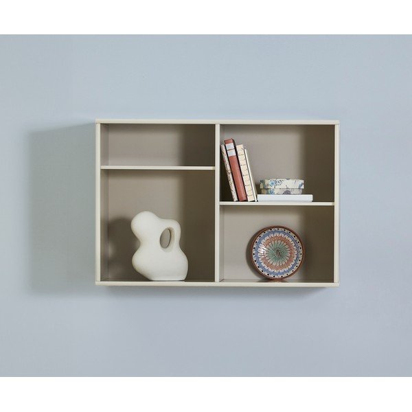 Bēšs piekarināms grāmatplaukts 89x61 cm Mistral – Hammel Furniture-image-1