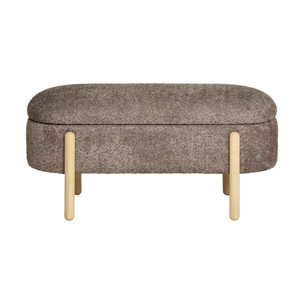 Brūns sols no buklē auduma Branca – House Nordic