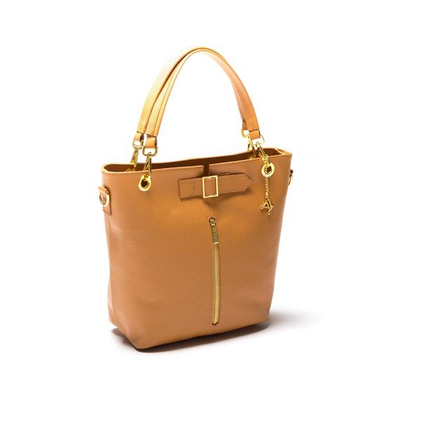 Rokassomiņa Zipper Cognac-image-2