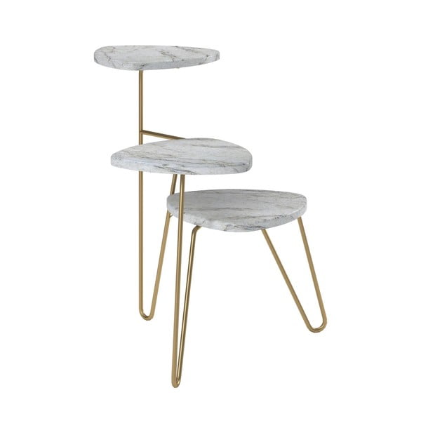 Augu stends baltā un zelta krāsā Novogratz Athena-image-1