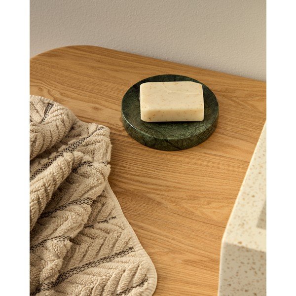 Tumši zaļš marmora ziepju trauks Elenei – Kave Home-image-3