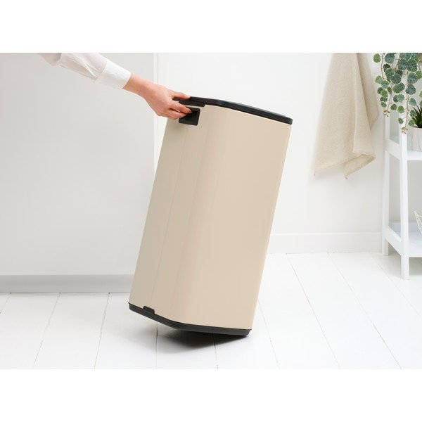 Bēša ar pieskārienu atverama tērauda atkritumu tvertne 30 l Bo Touch – Brabantia-image-2