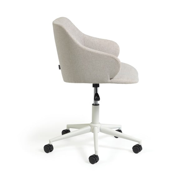 Gaiši pelēks biroja krēsls Kave Home Einara-image-3