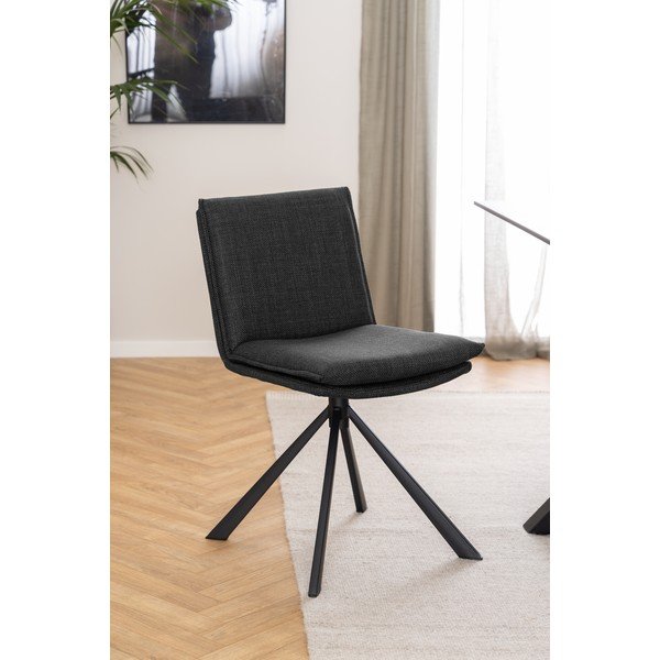 Tumši pelēks pusdienu krēsls Flynn – Actona-image-1