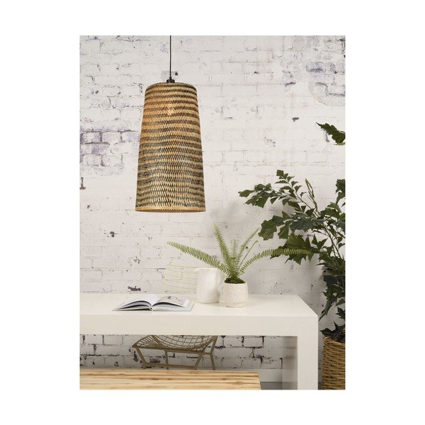 Bambusa griestu lampa Good&Mojo Kalimantan, ⌀ 37 cm-image-3