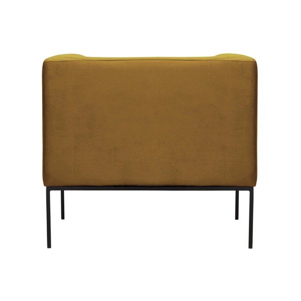Dzeltens samta atpūtas krēsls Windsor & Co Sofas Neptune-image-4