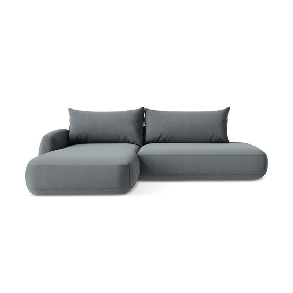 Dūmakaini zils salokāms stūra dīvāns (ar kreiso stūri/ar zvilni) Hale – Makamii