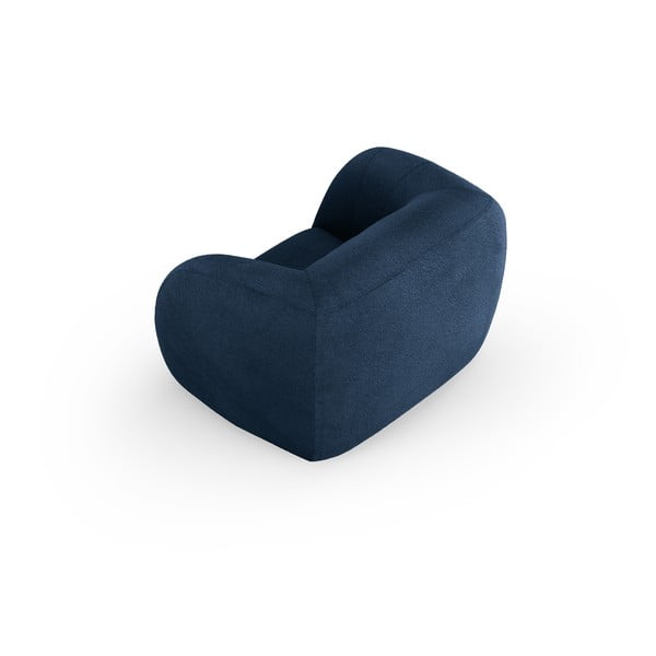 Zils atpūtas krēsls no buklē auduma Essen – Cosmopolitan Design-image-3