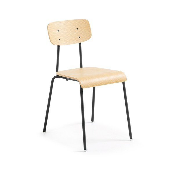 4 krēslu komplekts ar melnu struktūru La Forma Klee-image-2