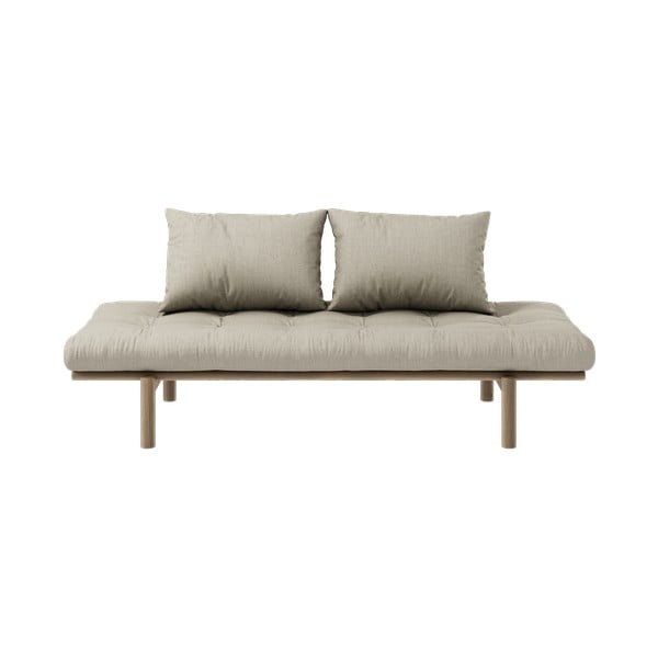 Bēšs lina dīvāns 200 cm Pace – Karup Design