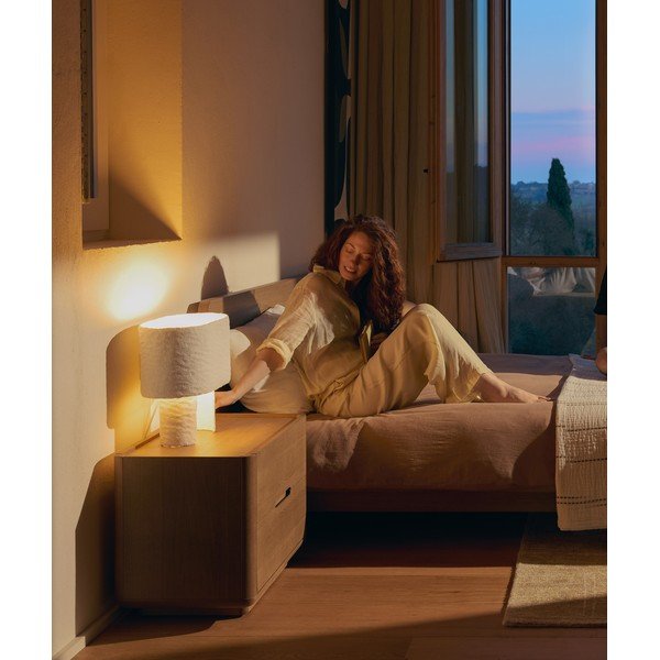 Balta galda lampa (augstums 37,5 cm) Bedala – Kave Home-image-3