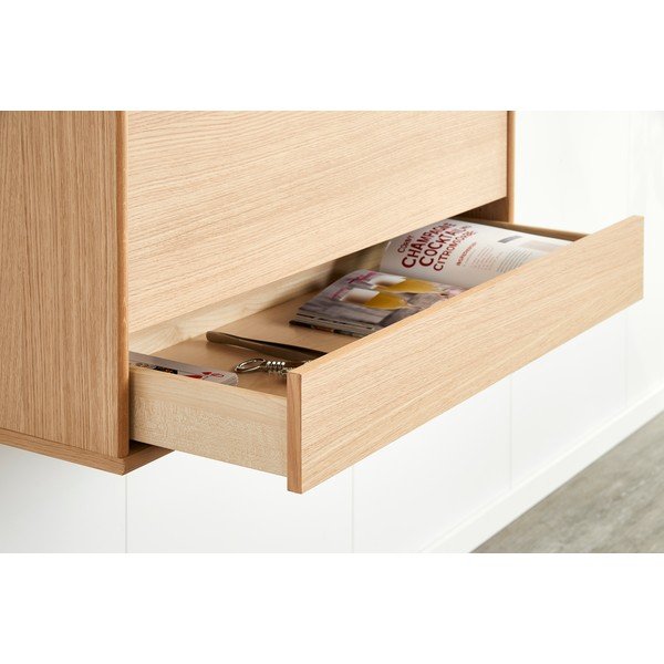 Vīna skapis ar ozolkoka imitāciju 89x61 cm Mistral 004 – Hammel Furniture-image-4