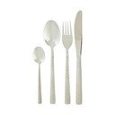 Balti nerūsējošā tērauda galda piederumi (24 gab.) Avie – Premier Housewares