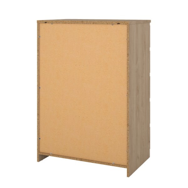 Dabīga toņa kumode ar ozolkoka imitāciju 77x111x50 cm Naia – Tvilum-image-4