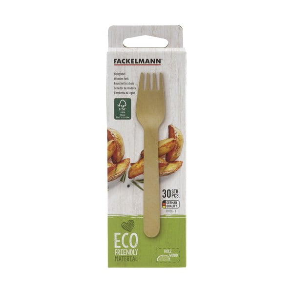 30 koka dakšiņu komplekts Fackelmann Nature-image-1