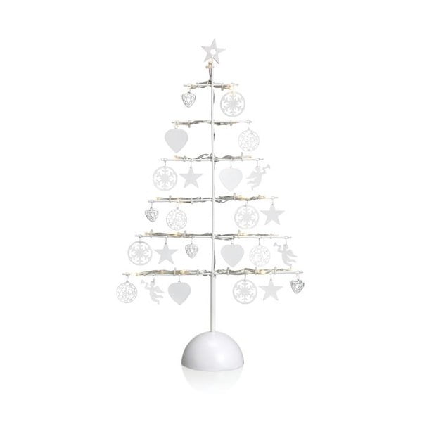 Balta LED gaismas dekorēšana Markslöjd Borken, augstums 45 cm