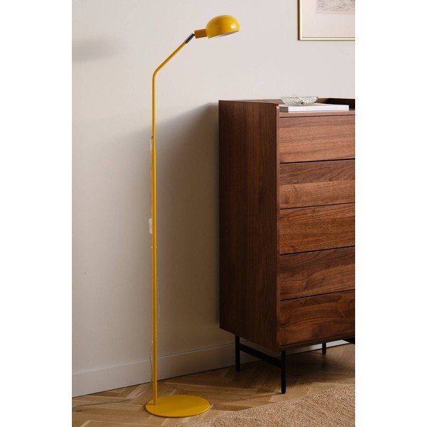 Dzeltena metāla stāvlampa ar saliekamu konstrukciju (augstums 146 cm) Lincon – Jotex-image-2