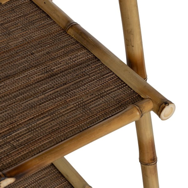Dabīga toņa bambusa plaukts 48x100x45 cm Manali – Ixia-image-4