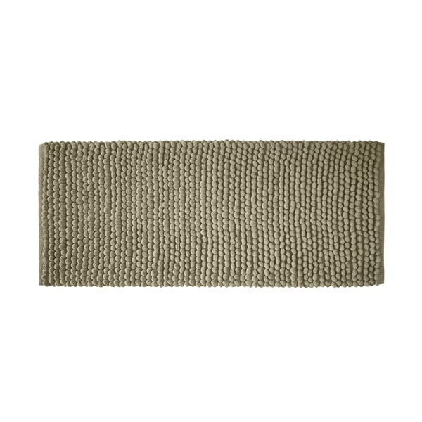 Zaļš vannas istabas paklājiņš 50x120 cm Aspen Bobble – Bianca